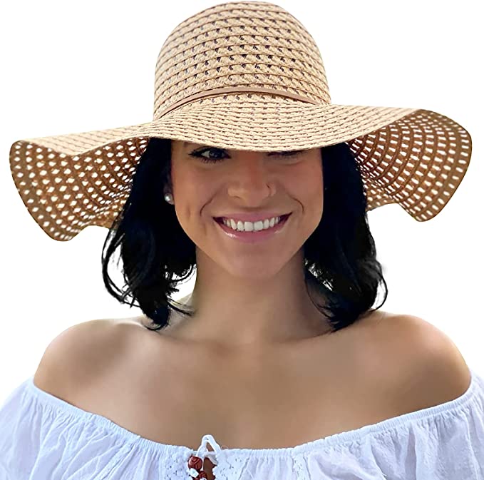 Sun Hat Foldable Travel Beach UV UPF Sun Protection for $11.99